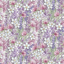 LUM Sweet Honey Bee Packed Floral - 115-004-863 Multi - Cotton Fabric