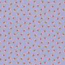 LUM Sweet Honey Bee Pink Floral Toss - 115-006-416 Purple - Cotton Fabric