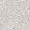 LUM Sweet Honey Bee White Floral Toss - 115-007-705 Light Gray - Cotton Fabric