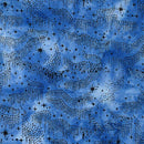 LUM Twilight Realm Night Sky - 122566545 Bluebird - Cotton Batik Fabric
