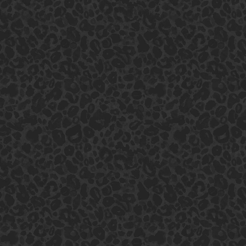 LUM Wild Garden Animal Print - 100010-777 Black - Cotton Fabric