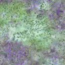LUM Wine Country Hairpin - 612605850 Multi Purple Green Flourite - Cotton Batik Fabric