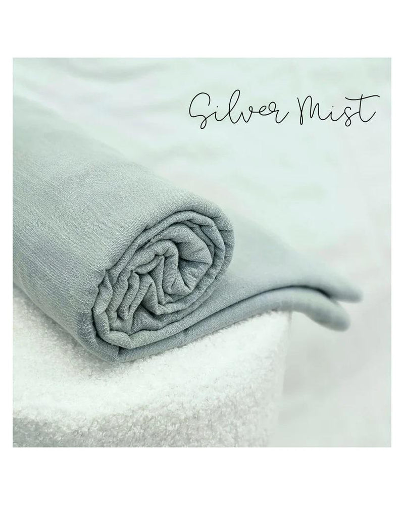 MAG Linen Solid - MH1008 Silver Mist - Dress & Apparel Fabric