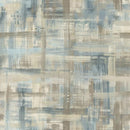 MAY Colorfield 108" - QBD650-TEB Tan/Cream/Blue - Cotton Fabric