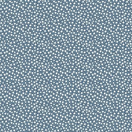 MAY Franny's Flowers 10507-B2 Blue - Cotton Fabric