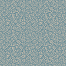 MAY Midnight Bloom - 11265-EQ Cream/Aqua - Cotton Fabric