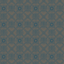 MAY Midnight Bloom - 11266-TQ Dark Tan/Teal Blue - Cotton Fabric