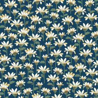 MAY Willoughby Daisy - 10523-N Navy - Cotton Fabric
