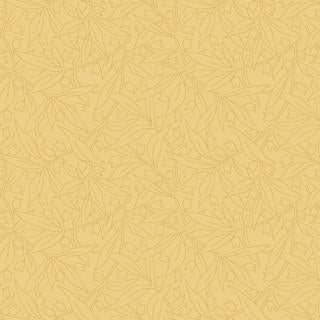 MAY Willoughby Floral Outline - 10527-S Yellow - Cotton Fabric