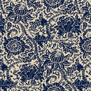 MB Anna B's Indigos Floral - R101881D-NAVY - Cotton Fabric