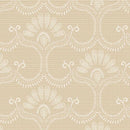 MB Anna B's Indigos Flower On Canvas - C101880D-BEIGE - Cotton Fabric