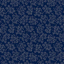 MB Anna B's Indigos Weeds - R101887D-NAVY - Cotton Fabric