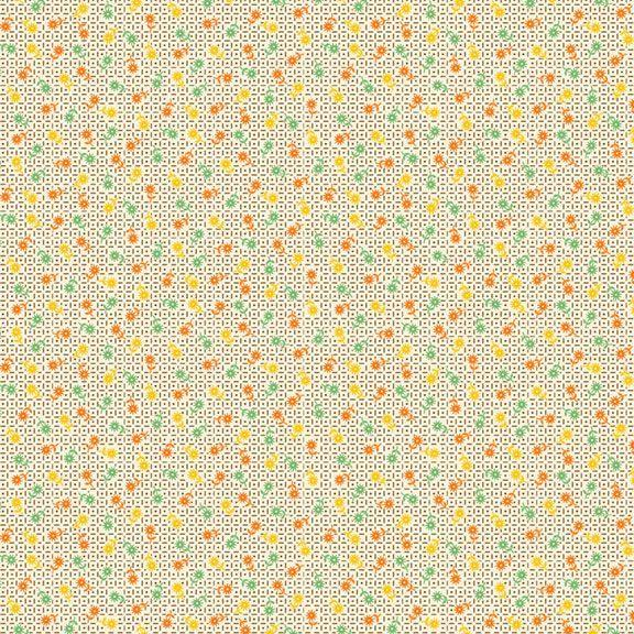 MB Aunt Grace Calicos - R350685-YELLOW Ditsy - Cotton Fabric