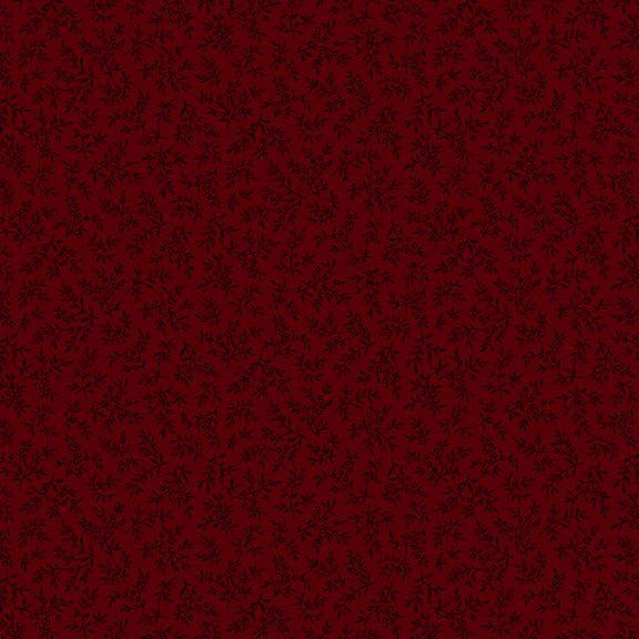 MB Betsy's Needlework Sprigs - R171317D-RED - Cotton Fabric