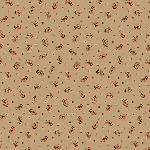 MB Betsy's Needlework Thistle Flower - R171309D-BEIGE - Cotton Fabric