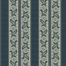 MB Blue Palisades Stripe - R222071D-NAVY - Cotton Fabric