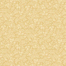 MB Botanical Journal Floral Silhouettes - R650861D-GOLD - Cotton Fabric