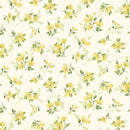 MB Buttercup & Blues Tossed Floral - R022035D-YELLOW - Cotton Fabric