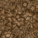 MB Carrie's Caramels & Creams Floral - R361014D-COFFEE - Cotton Fabric