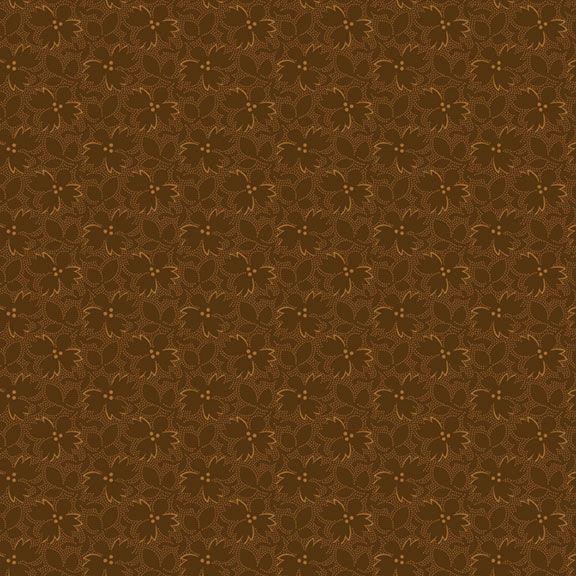 MB Carrie's Caramels & Creams Tonal Flowers - R101017D-BROWN - Cotton Fabric