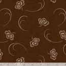 MB Charlotte's Chalet 108" Antique Flower - QB802214D-BROWN - Cotton Fabric
