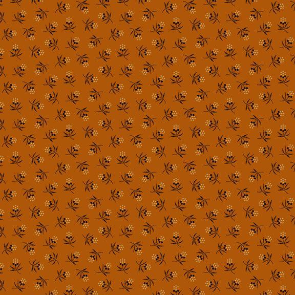 MB Cheddar and Coal III Berries - R171478D-CHEDDAR - Cotton Fabric