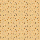 MB Cheddar and Coal III Triangle Dots - R171481D-CREAM - Cotton Fabric