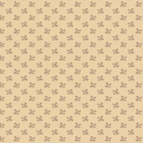 MB Cheddar and Coal III Twigs - R171477D-CREAM - Cotton Fabric