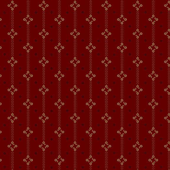 MB Colorful Coordinates & Stashing Stripes Diamond Stripe - R171443D-WINE - Cotton Fabric