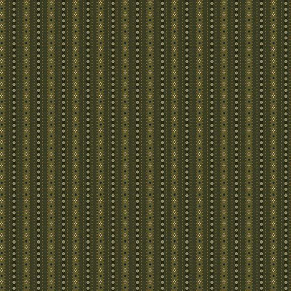 MB Colorful Coordinates & Stashing Stripes Dotted Stripe - R171453D-GREEN - Cotton Fabric