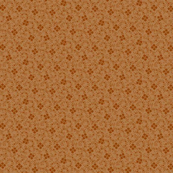 MB Colorful Coordinates & Stashing Stripes Flower Vine - R171446D-ORANGE - Cotton Fabric