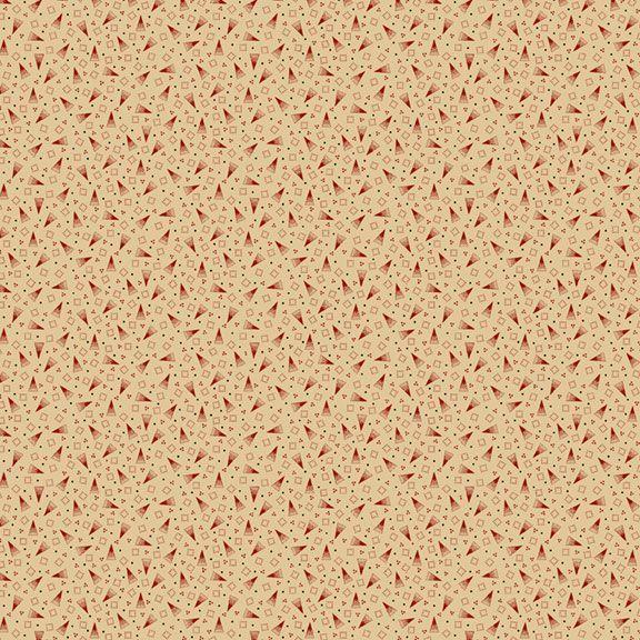 MB Colorful Coordinates & Stashing Stripes Triangle - R171444D-CREAM - Cotton Fabric