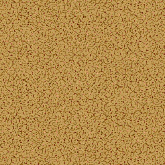 MB Colorful Coordinates & Stashing Stripes Vine - R171448D-GOLD - Cotton Fabric