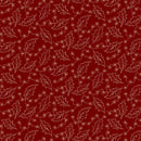 MB Cozy Christmas Holly - R111330D-RED - Cotton Fabric