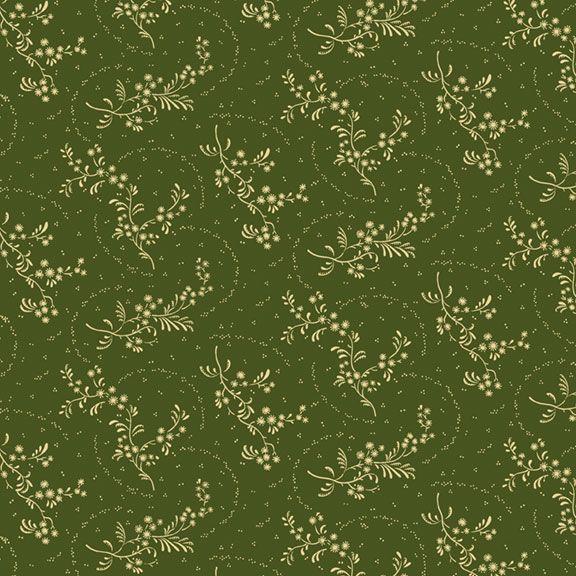 MB Cozy Christmas Whimsical Vine - R111334D-GREEN - Cotton Fabric