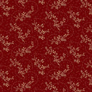 MB Cozy Christmas Whimsical Vine - R111334D-RED - Cotton Fabric