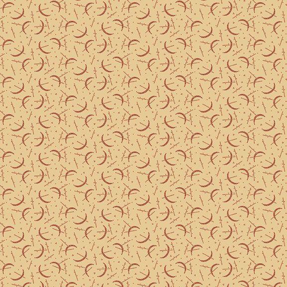 MB Dear Scarlet Crescent - R171634D-CREAM - Cotton Fabric