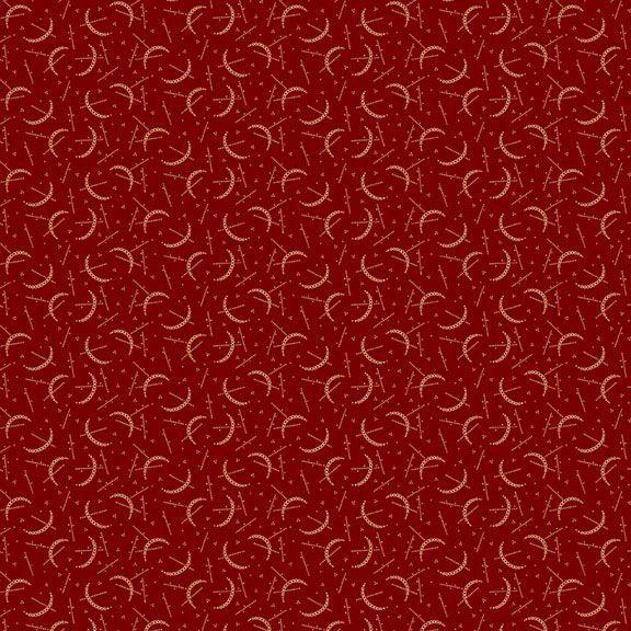 MB Dear Scarlet Crescent - R171634D-RED - Cotton Fabric