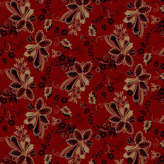 MB Dear Scarlet Davenport - R171629D-WINE - Cotton Fabric