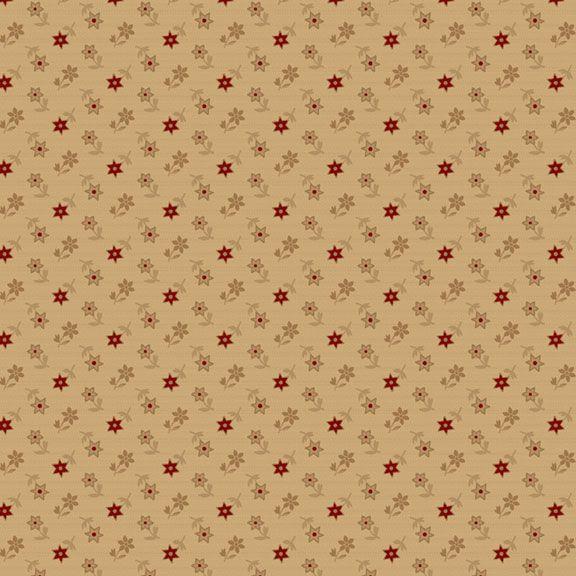 MB Dear Scarlet Flowers Everywhere - R171638D-BEIGE - Cotton Fabric