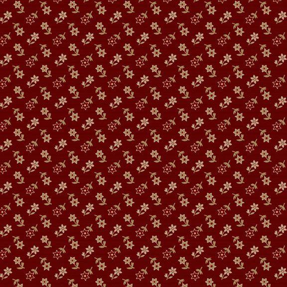 MB Dear Scarlet Flowers Everywhere - R171638D-WINE - Cotton Fabric