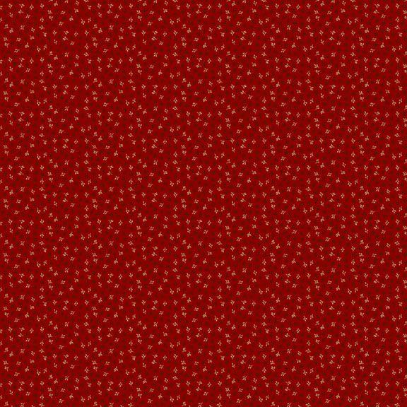 MB Dear Scarlet Mini Leaf - R171639D-RED - Cotton Fabric