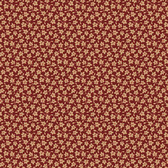 MB Dear Scarlet Scattered Flowers - R171633D-WINE - Cotton Fabric
