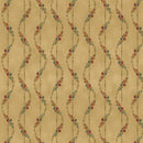 MB Dear Scarlet Sway Flower - R171636D-GOLD - Cotton Fabric