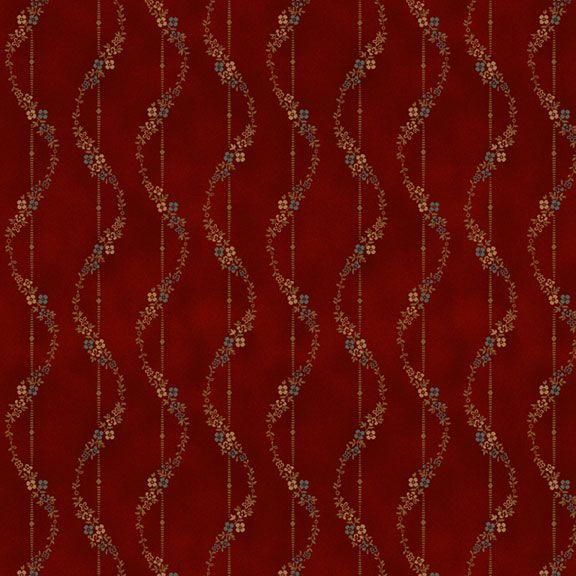 MB Dear Scarlet Sway Flower - R171636D-WINE - Cotton Fabric