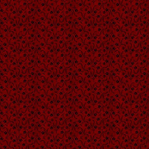 MB Dear Scarlet Vintage Garden - R171631D-WINE - Cotton Fabric