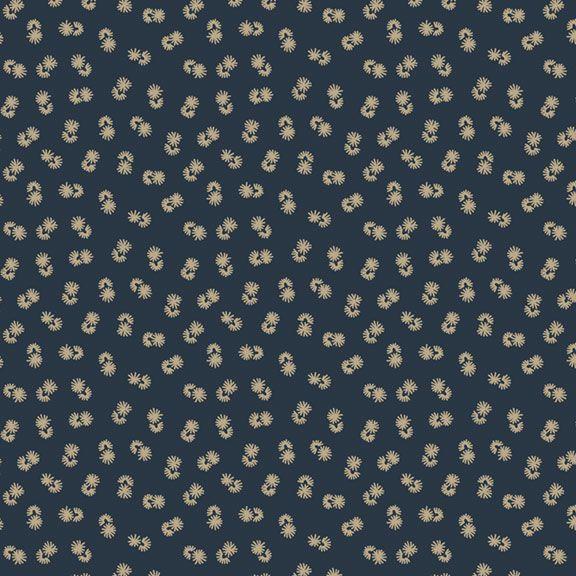 MB Freedom Rings Dandelions - R651380D-NAVY - Cotton Fabric