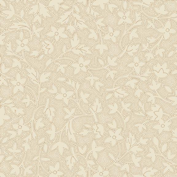 MB Grace Elizabeth Dotted Floral 108" - QB101691D-CREAM - Cotton Fabric