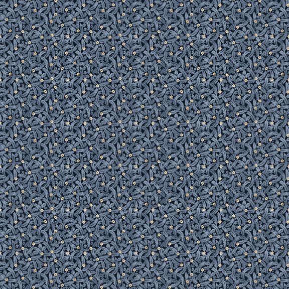 MB Grace Elizabeth Mini Garden - R101685D-BLUE - Cotton Fabric