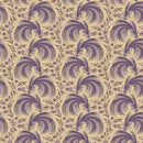 MB I Love Purple Swirl - R330696-CREAM - Cotton Fabric